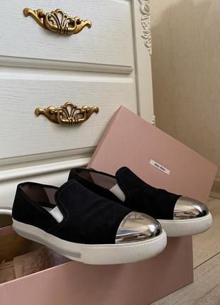 Кеды miu miu оригинал2 фото