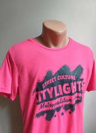 Розовая футболка. малиновая футболка.3 фото