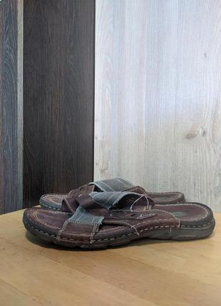 Сандалии шлепанцы кожаные urban x