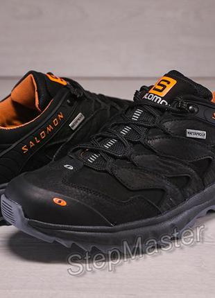 Кроссовки мужские кожаные salomon dragon9 фото