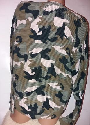 Светр світшот оверсайз в рубчик 4