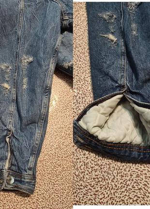 Курточка демисезонная, джинсовая6 фото