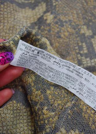 Блуза змеиный расцветка питон рукава буфы zara6 фото