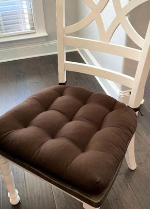 Подушка на стул в форме трапеции1 фото