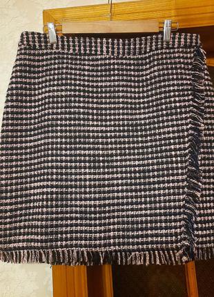 Юбка новая с бахромой 16/44 размера