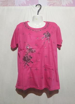 Футболка жіноча. батал . fasion. 3xl.