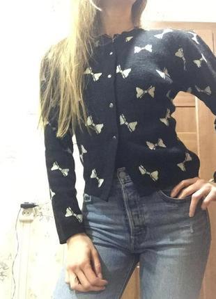 Винтажный свитеров на пуговицах paris