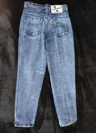 Крутые вареные джинсы ретро 158-1642 фото