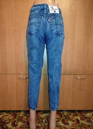 Крутые вареные джинсы ретро 158-1647 фото