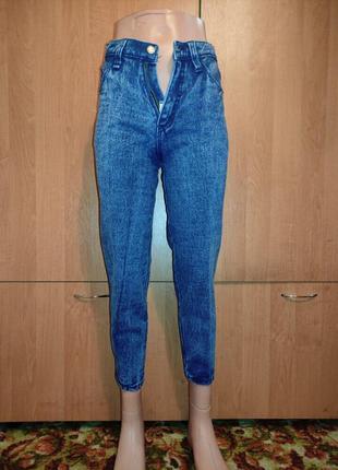 Крутые вареные джинсы ретро 158-1645 фото