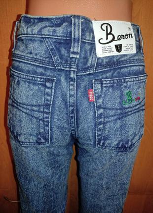 Крутые вареные джинсы ретро 158-1648 фото