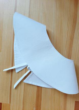 Белый съёмный воротник съемный воротничок накладной кормір білий collar питер пэн7 фото