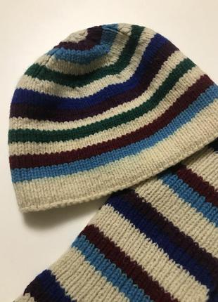 Ручная работа комплект шапка+шарф