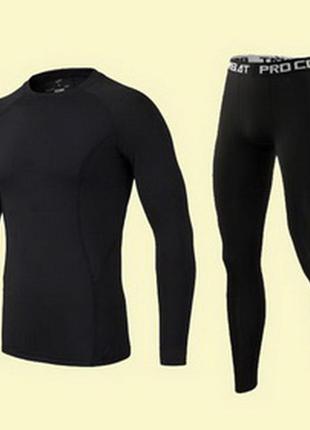 Дитяча термобілизна thermal underwear fenta комплект чорний (3115)