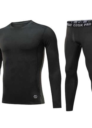 Детское термобелье thermal underwear cd-sk black reflective (3180)