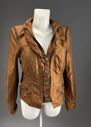 Куртка стильне biba, коричнева, демі