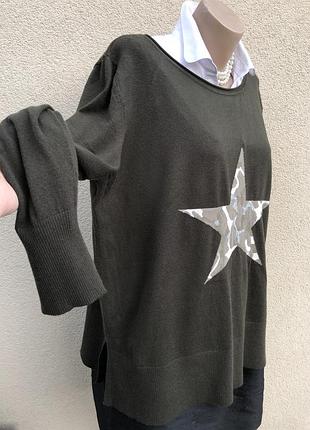 Кофта,свитер,джемпер,лонгслив,,bonprix,большой размер,батал5 фото