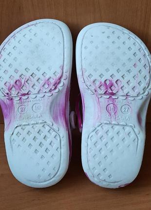 Дитячі гумові шльопанці типу crocs/дитяча гумова взуття типу crocs4 фото