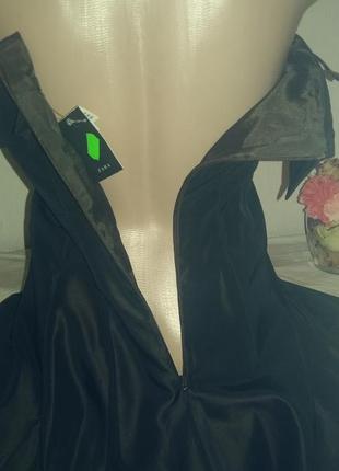Супер скидка! шикарное вечернее платье zara темный шоколад4 фото