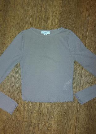 Нежный топ top shop хс-с пудра