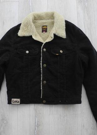 Вельветова Куртка з утеплювачем lois р. l ( spain ) жіноча . демисезон