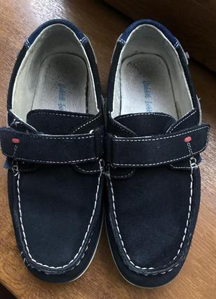 Туфли,мокасины натур.замш