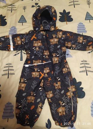 Зимний комбинезон для мальчика lessie 80+6
