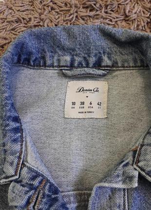 Трендовая джинсовая куртка джинсовка оверсайз oversize3 фото