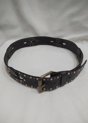 Шикарный ремень натуральная кожа