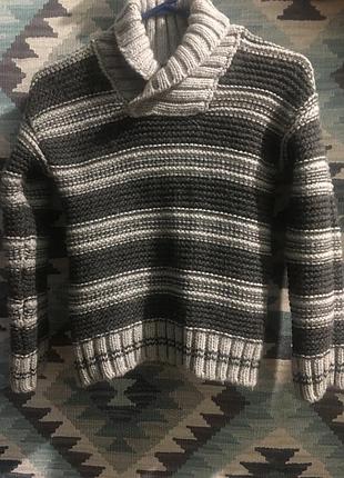 Вовняний светр benetton на хлопчика в складі є вовна