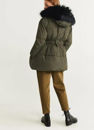 Куртка пуховик євро зима mango як zara2 фото