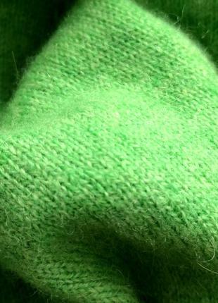 Шикарный свитер цвета молодой зелени из 💯 кашемира !7 фото