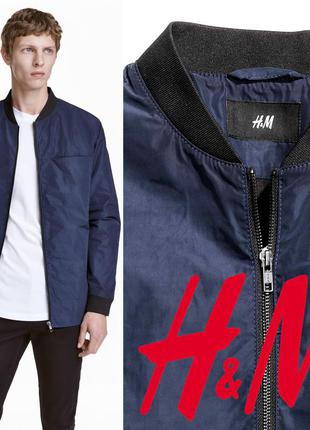 Легкая демисезонная куртка для мужчин xs, l фирмы h&m швеция