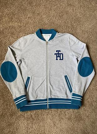 Кофта на молнии трикотажная хлопок 100%