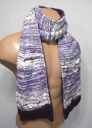Шарф berghaus, акрил+флис. фиолетовый, отл сост!