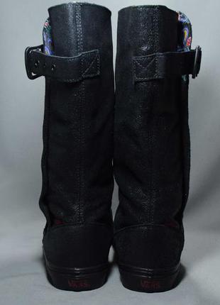 Vans " kim saigh " reily сапоги ботинки женские кожаные утепленные. оригинал. 38 р./24.3 см.4 фото