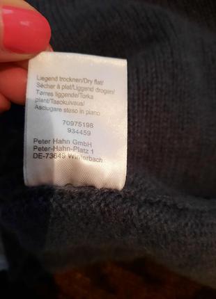 Кашемировый дизайнерский фиалково-пыльный цвет свитер peter hahn3 фото