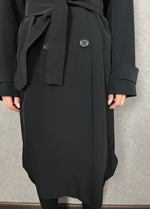 Тренч max mara пальто чёрное куртка3 фото