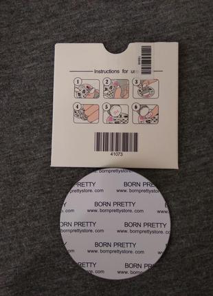 Пластина новогодняя для стемпинга born pretty bp-01 трафареты для декора ногтей4 фото