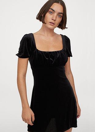 Платье с пышным рукавом h&m