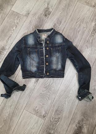 Укороченная джинсовка