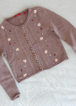 Кофта светр s.oliver з вишивкою р.38 в boho стилі