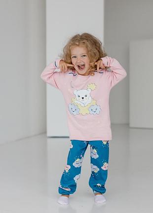 Дитяча піжама на дівчинку інтерлок 100%бавовна