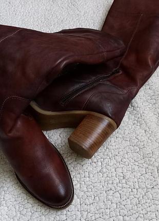 Итальянские сапоги из натуральной кожи varese