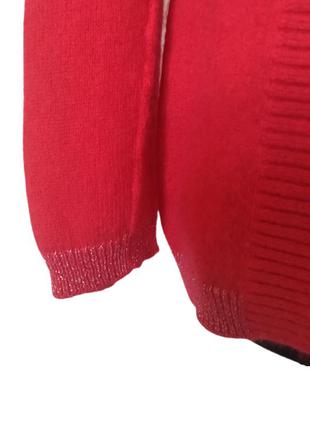 Кардиган накидка красная шерсть кашемир madisson р. 46-488 фото