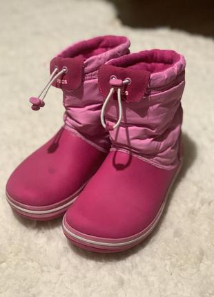 Зимние сапоги crocs