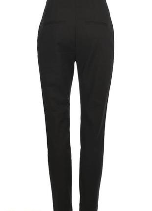 Базовые черные прямые брюки3 фото