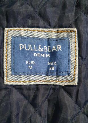 Джинсовці подовжена на синтепоні pull&bear8 фото