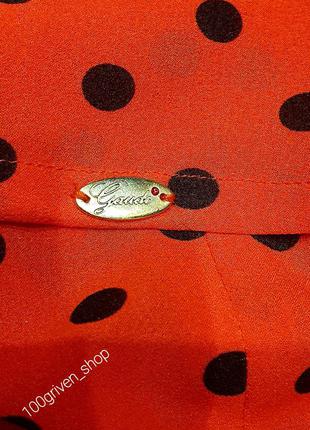 Женская красная блуза в горошек gaudi6 фото