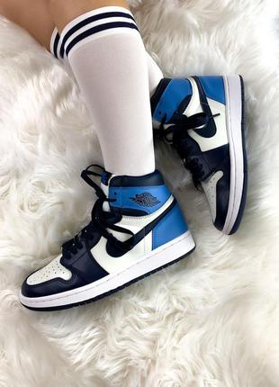 Кросівки Nike jordan Foam retro 4 military blue black кроссовки